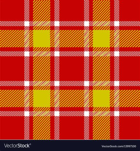 Red Plaid Pattern Royalty Free Vector Image Vectorstock