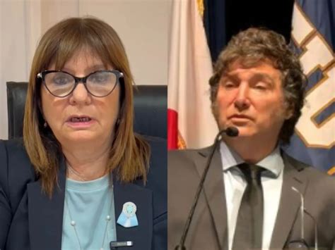 Patricia Bullrich advirtió sobre los viajes de Javier Milei en vuelos