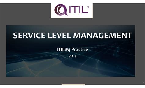 Ppt Itil 4 Service Level Management Comprehensive Material 95 Slide