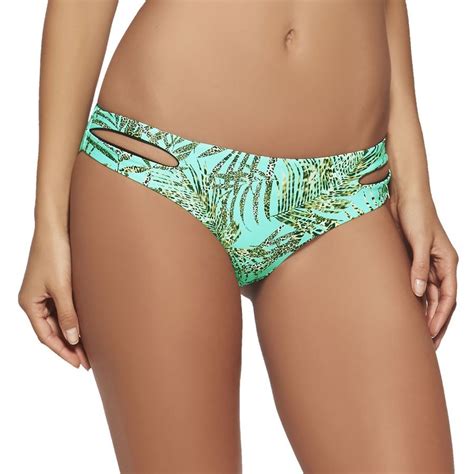 L Space Printed Estella Reversible Bikini Bottom Women S