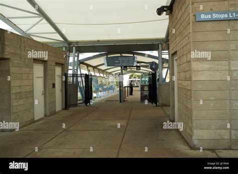 the Pentagon metro entrance and security station Washington DC USA ...