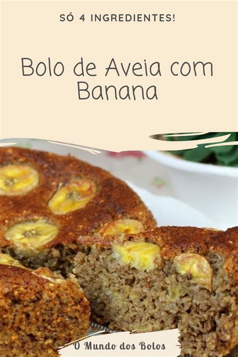 Receita De Bolo De Banana Low Carb Simples Banana Poster