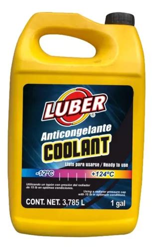 Anticongelante Verde Luber Cooland Listo Para Usar Ready L Meses Sin