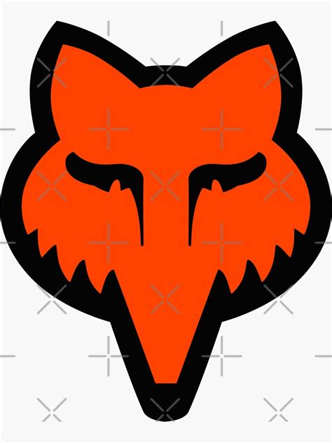 "Fox Racing" Sticker for Sale by TheScrambler | Redbubble