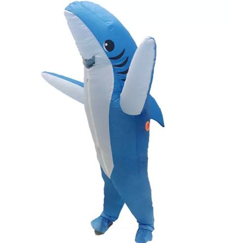 Shark Costume Shark Suit, Women's Fashion, Dresses & Sets, Rompers on Carousell