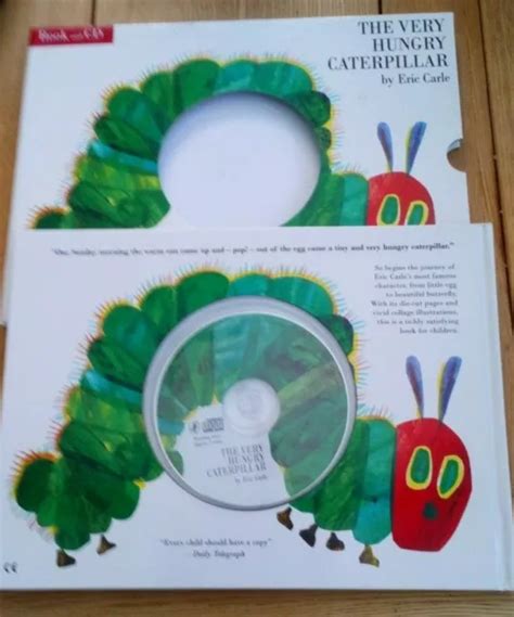 THE VERY HUNGRY Caterpillar By Eric Carle BOOK AND CD SET Hardcover