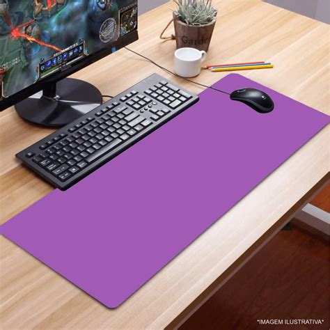 Mousepad Gamer X Cm Estampa Cor Roxa Shopee Brasil