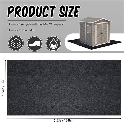 X Ft Outdoor Storage Shed Floor Mat Review