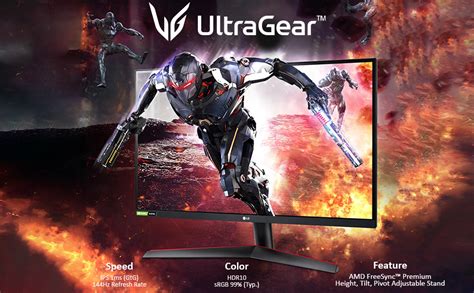 Lg 24gn650 Ultragear Gaming 24 Inch 60 Cm Lcd 1920 X 1080 Pixels Ips