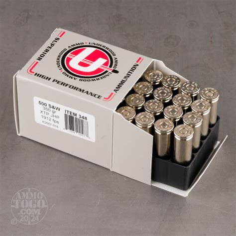 S W Magnum Ammunition For Sale Underwood Grain Xtp Rounds