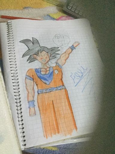 Dibujo De Goku Terminado Dibujos De Dragon Ball Amino