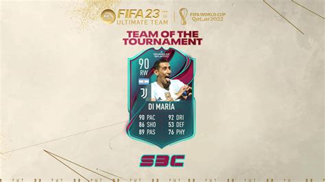 Fifa Sbc Angel Di Maria Team Of The Tournament Svelata Una Nuova