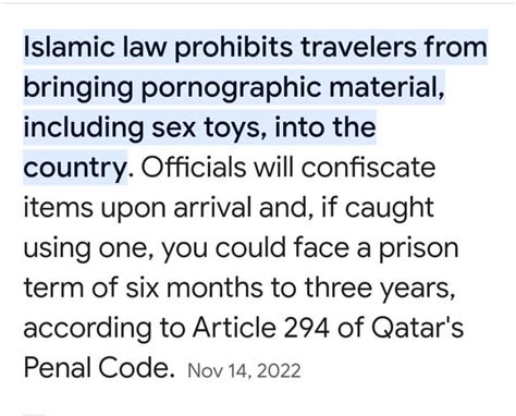 Transiting Doha With Sex Toy R Qatar