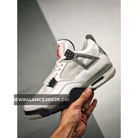 Air Jordan 4 Retro Og White Cement Mens Aj4 840606 192 2002r New