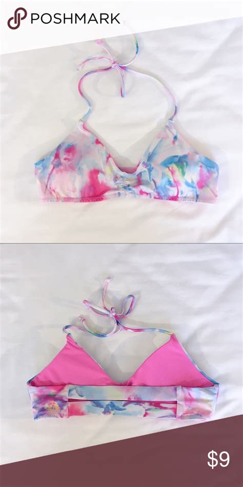 Pastel Marble Bikini Top This Aeropostale Swim Top Has A Outer Pastel