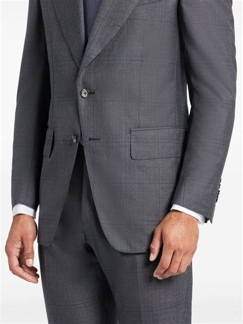 TOM FORD Traje Con Botones Gris FARFETCH MX