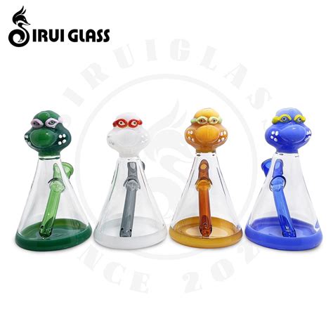 Sirui New Hot Selling Glass Smoking Pipe Glass Water Pipe Cartoon