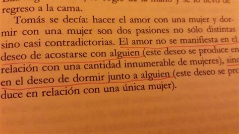 El Amor No Se Manifiesta En El Deseo De Acostarse Con Alguien Sino En