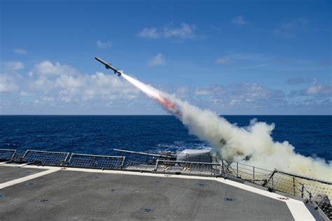 Dvids Images Uss Princeton Cg 59 Fires An Rgm 84 Harpoon Anti