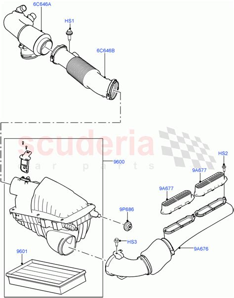 Air Cleaner L V Tivct T C Ps Petrol Parts For Land Rover