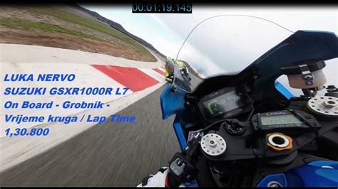 Luka Nervo Suzuki Gsxr1000r On Board Grobnik 130800 Youtube