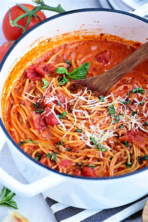 Easy One Pot Spaghetti Recipe Video Tidymom