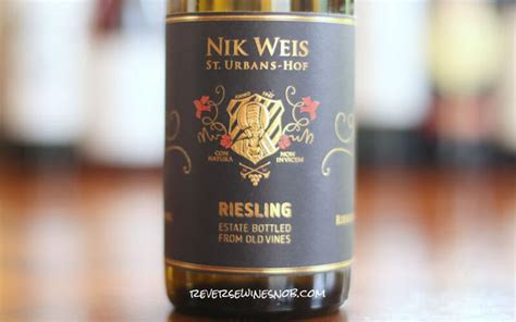 Nik Weis St Urbans Hof Estate Riesling Old Vines Scrumptious Stuff