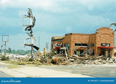 Tuscaloosa Tornado Destruction Editorial Photo - Image: 19814211