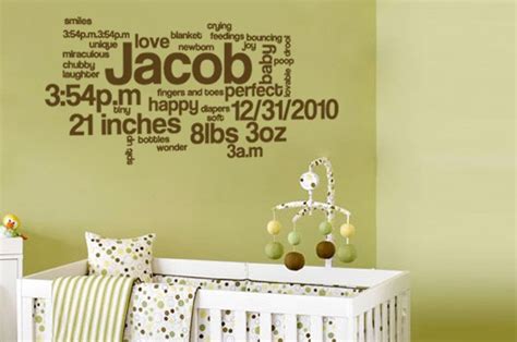 Baby Boy Nursery Wall Decal Ideas | Baby Room Ideas