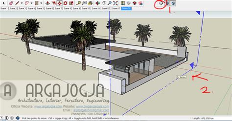 Cara Membuat Potongan Di Layout Sketchup Tutorial Imagesee