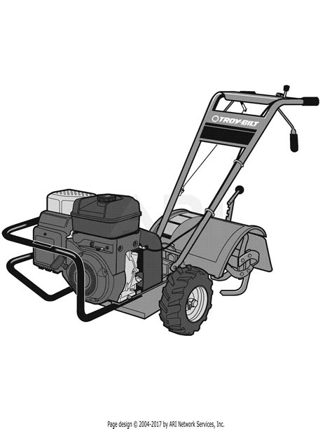 Troy Bilt 21a 665b766 Pro Line Frt Roto Tiller 2010 Parts Diagram For