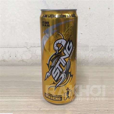 Sting Ginseng Energy Drink Can 330ml Export Horeco