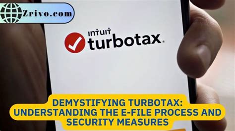 Demystifying Turbotax Understanding The E File Process And Security