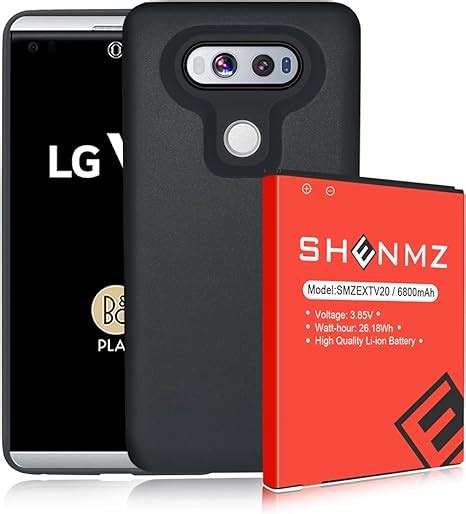 Amazon Shenmz Lg V Battery Mah More Than X Extra Battery