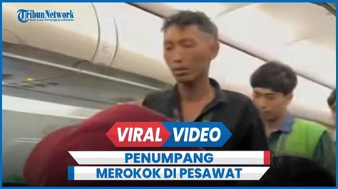 Agak Lain Penumpang Citilink Merokok Di Dalam Pesawat Rute Batam