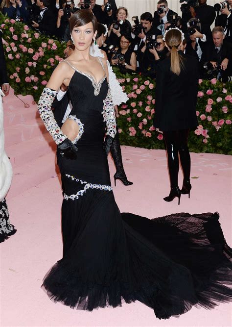 Bella Hadid Attends The 2019 Met Gala Celebrating Camp Notes On