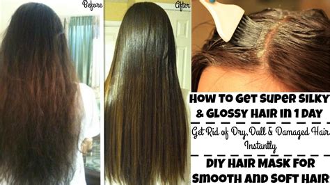 Get Shiny Hairsilky Hair Soft Hair Smooth Hair Naturally In 1 Day Diy Hydrating Hair Mask