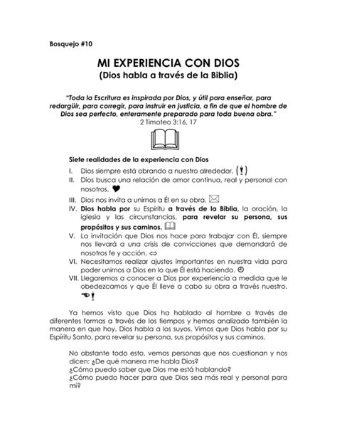 010 Dios Habla A Traves De La Biblia