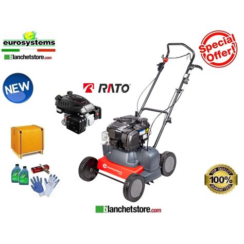 Scarificateur Eurosystems Sc R Moteur Rato R Ohv Avec Sac De