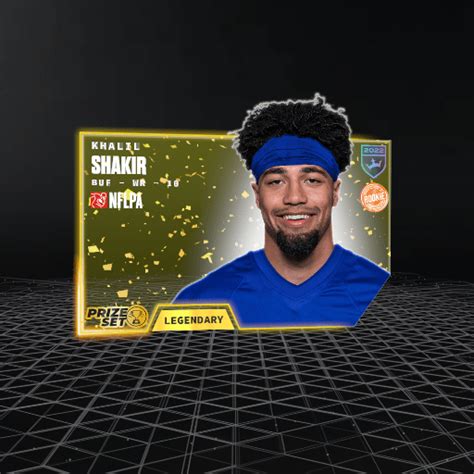 Khalil Shakir 2022 Prize Set LEGENDARY NFT For Sale 2022