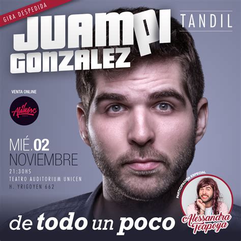 Juampi González Presenta Su Show De Stand Up En Tandil Tandil Buenos