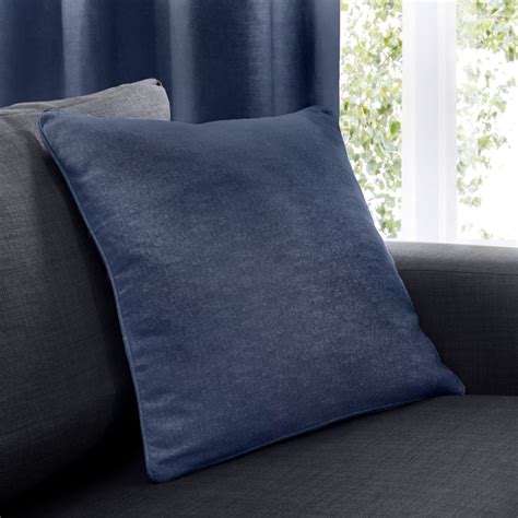 Fusion Sorbonne Cushion Covers Navy Glasswells