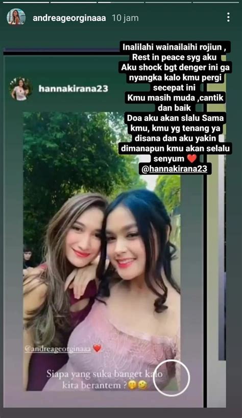 Hanna Kirana Meninggal Dunia Ucapan Duka Dari Rekan Artis