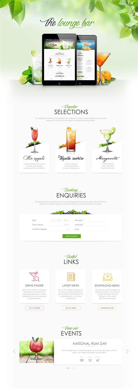 Lounge Bar on Behance