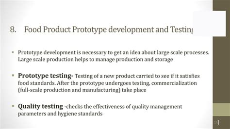 Food Product Development Process Design And Strategies Ppt