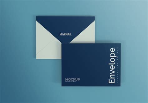 Premium PSD | Envelope mockup design