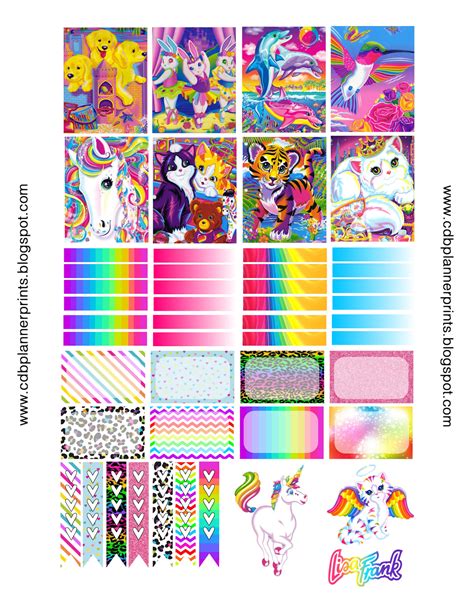 Lisa Frank Printables