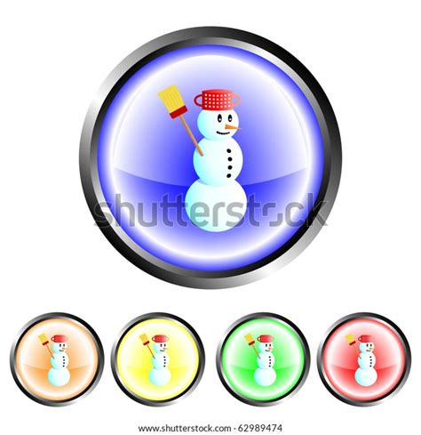 Snowman Buttons Stock Illustration 62989474 | Shutterstock