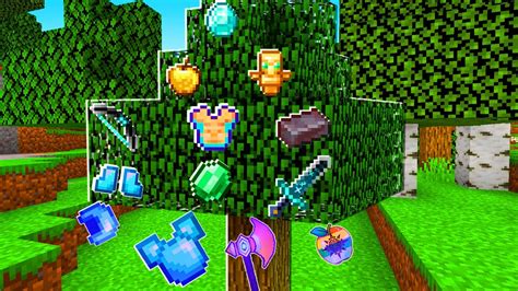 Minecraft Mas As Folhas E Os Troncos Das Arvores Dropam Itens Muito Ops