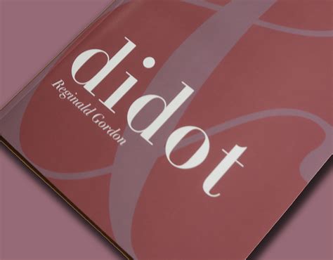 Didot | The Fashion Font on Behance